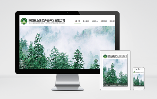 陕西林业集团网站建设