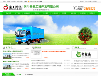 企业网站建设-铜川秦安工贸开发有限公司